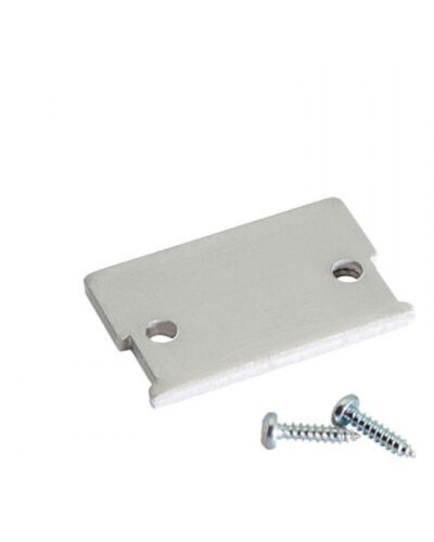 End Cap til Aluminium Skinne - M-Line Low Med Flat Cover, flere farver