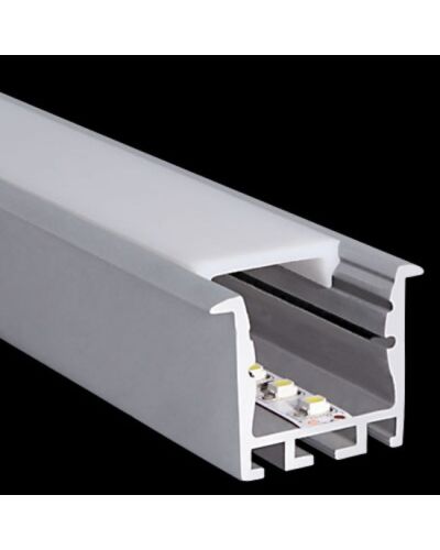 Aluminium Skinne 2 Meter - M-Line Rec24 - Til PROLED Flex Strips, Flere farver