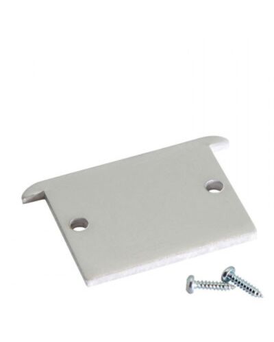End Cap til Aluminium Skinne - M-Line Rec / Rec24 Med Flat Cover, flere farver
