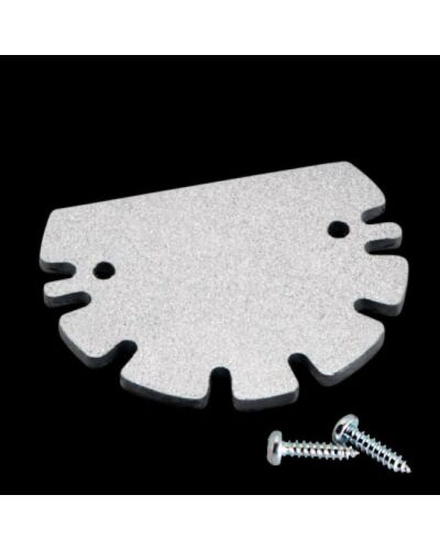 End Cap til Aluminium Skinne - M-Line Circle Med Flat Cover, flere farver