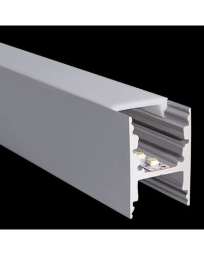 Aluminium Skinne 2 Meter - M-Line H - Til PROLED Flex Strips, flere farver