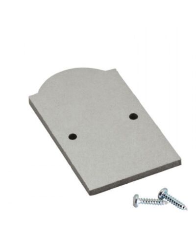 End Cap til Aluminium Skinne - M-Line H Med 45° Lens Cover, flere farver