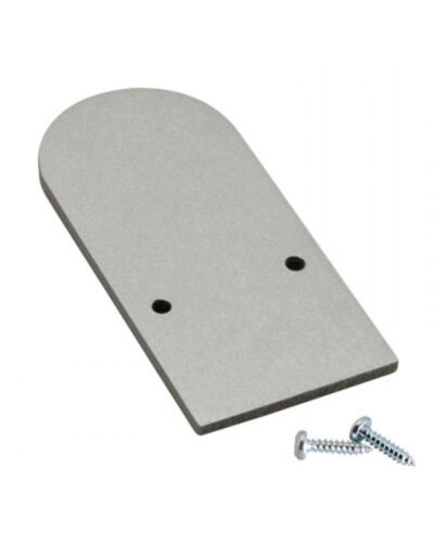 End Cap til Aluminium Skinne - M-Line H Med Round Cover, flere farver