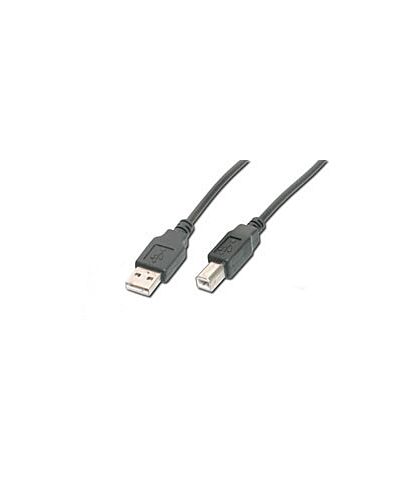 USB Kabel A/B 3M - USB 2.0 - Sort