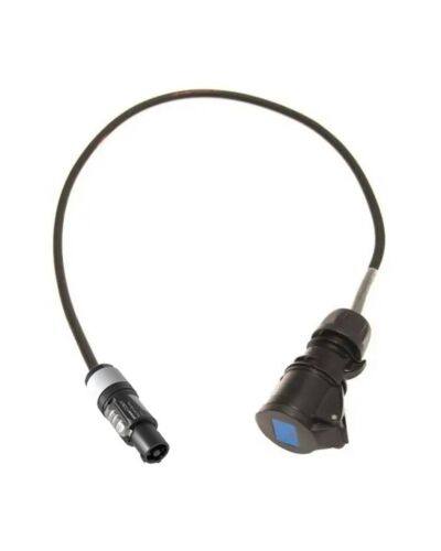 Adapter Powercon grå -> 3P CEE Hun