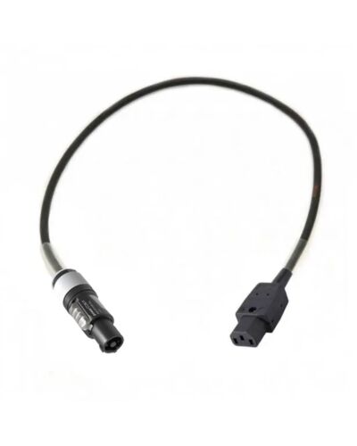 Adapter Powercon grå -> IEC Hun 3P, 1 meter