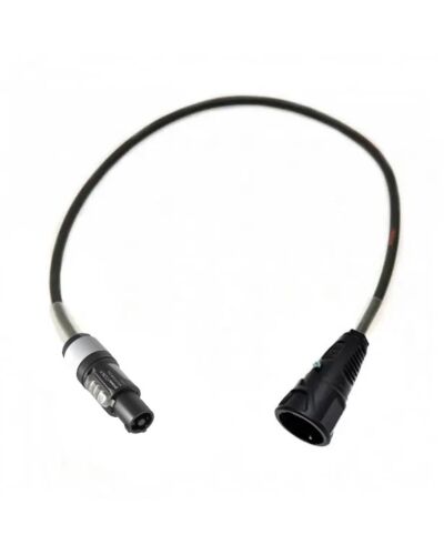 Adapter Powercon grå -> Schuko Hun