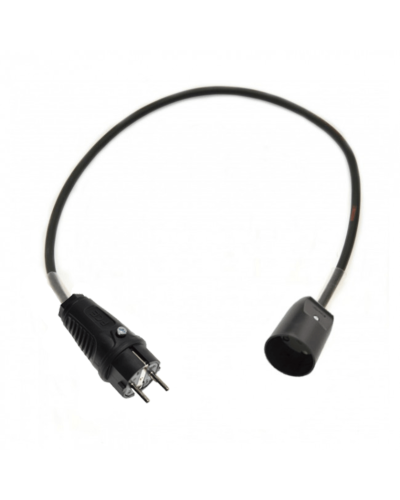 Adaptor Schuko han -> DK/J 3P Hun, Flere Længder