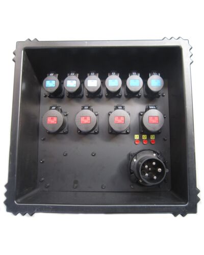 PD BOX 63A -> 4X16A, 6X16A, 3 Pol, Sorte CEE