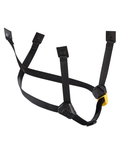 Petzl Dual Chinstrap for Vertex and Strato, yellow/black, extended