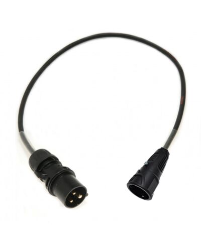 Adapter 3Pol CEE han -> Schuko Hun