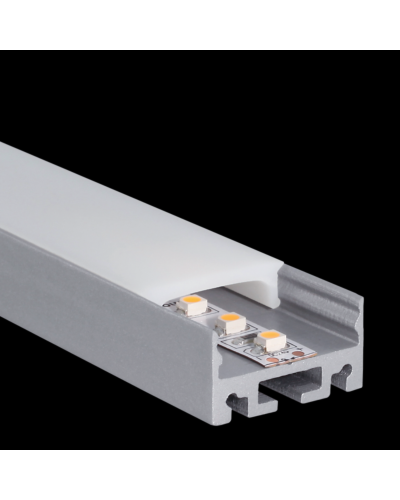 Aluminium Skinne 2 Meter - M-Line Extra Low 24 - Til PROLED Flex Strips, flere farver