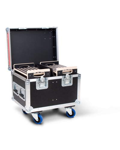 Amptown Flightcase plads til 8 bakker for truss connectors + pins