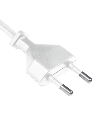 Apparat kabel 1,8m DK Han stik -> løs ende, hvid