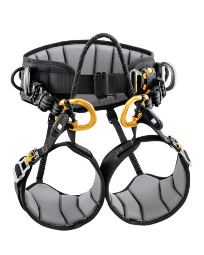Petzl Sequoia Harness, Black/yellow, Size 0-2