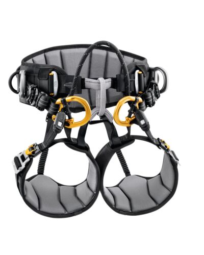 Petzl Sequoia SRT Harness, black/yellow, Size 0-2