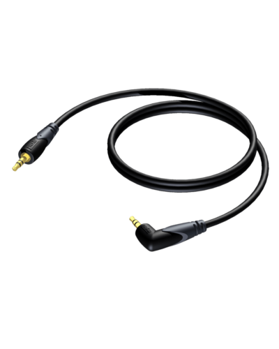 PROCAB CLA718/3 3.5 mm Jack male stereo - 3.5 mm Jack angled male stereo, 1,5-3 meter