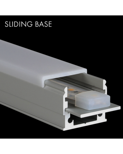 Sliding Base til Aluminium Skinne – M/O-Line Serien