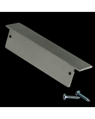 End Cap til Aluminium Skinne - S-Line Wave Med Flat Cover