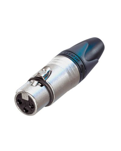 Neutrik NC3FXX 3P XLR Kabelstik - Hun, Blank