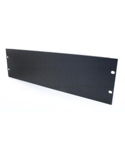 3U Rackpanel - 2mm Aluminium - Sort