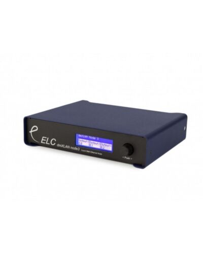 ELC dmXLAN node3: Truss mount node, 3 full isolated DMX ports, powered only by PoE