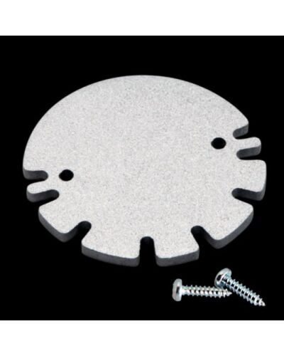 End Cap til Aluminium Skinne - M-Line Circle Med Oval Cover, flere farver 