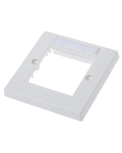 Euro ramme 1 modul, 86x86 mm, hvid