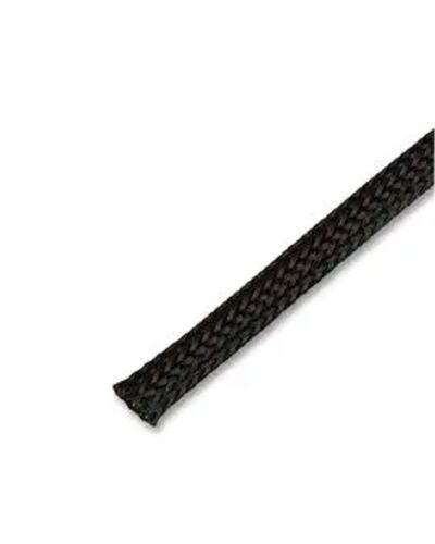 Fletstrømpe 3-9mm PET5. Sort, 1m.