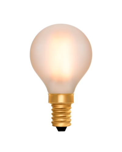 Zico Lighting LED Globepære, 230V, 4W, E14, 300lm, 2200K, CRI 95, Frosted