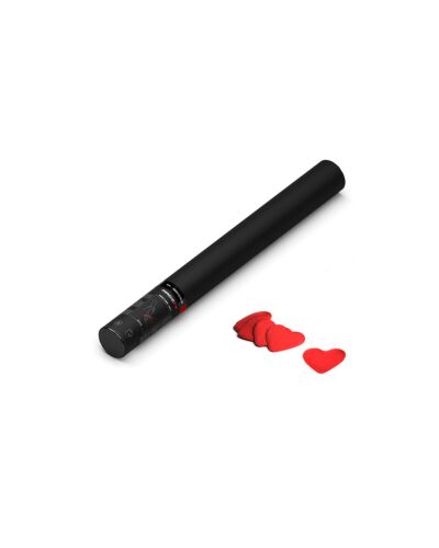 MAGICFX Håndholdt Konfettirør 50cm - Hjerter Bionedbrydeligt - Flere Farver