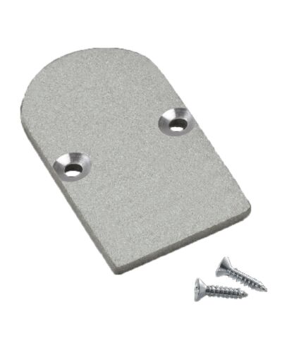 End Cap til Aluminium Skinne - S-Line Standard 24 Med 60° Lens Cover, Flere Farver