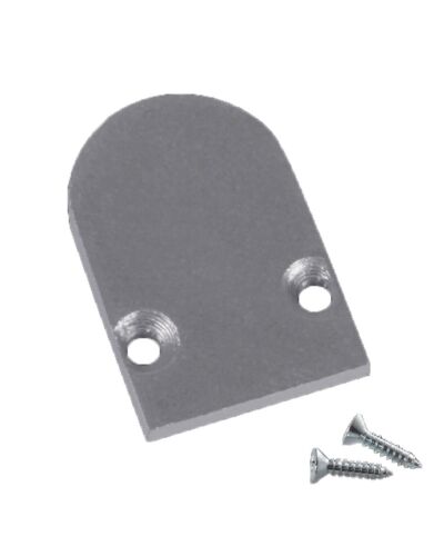 End Cap til Aluminium Skinne - 60° S-Line Low 24, Flere Farver
