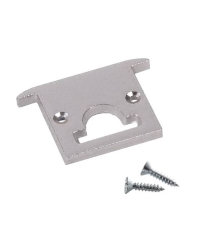 End Cap til Aluminium Skinne - S-Line Rec Hole Cover, Flere Farver