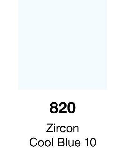 Zircon 820 LED Filter Ark – Cool blue 10 - 61 x 61 cm