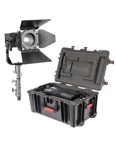 Astera Leo Fresnel Kit 15-60°, 250W, RGBMA, med charging case