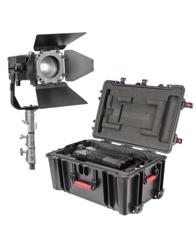 Astera Leo Fresnel Kit 15-60°, 250W, RGBMA, med charging case DEMO