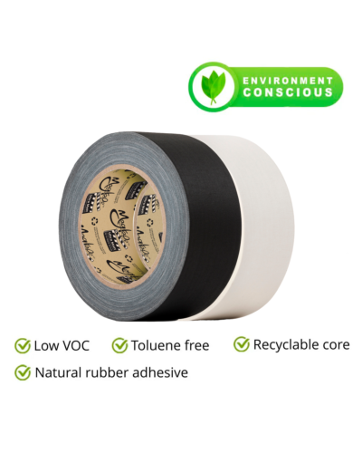 Miljøvenlig Gaffatape, Magtape ultra mat, 12mm x 25m, Flere farver