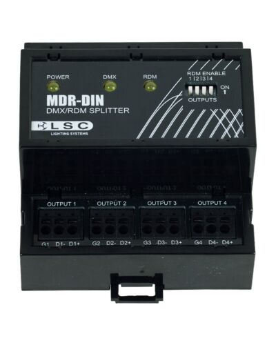 LSC MDRD/T DMX Splitter DIN 1-4 Hardwire