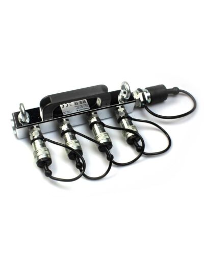 MAGICFX CO2 High Pressure Distribution Block  – 1X 3/4 Hose In, 4X 3/8 Out