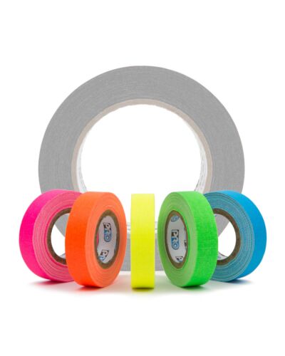 Gaffatape Mini Mix, Glow Pack - 12mm x 5,4 meter