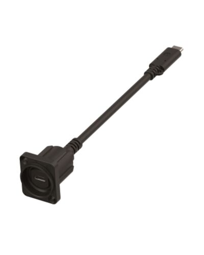 Neutrik NAUSBC-5G-FL25 USB-C 5G Chassis Connector