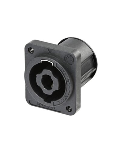 Neutrik NL4MPXX-3 SpeakON 4 Pol Chassis Han, Med Spadeterminal