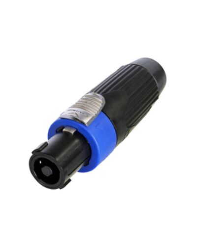 Neutrik NLT4FXX-BAG 4 Polet Speakon Kabelstik, Hun, Sort