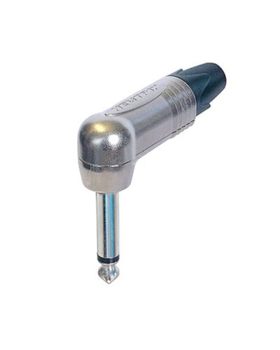 Neutrik NP2RX Jackstik Mono Vinkel Han, Sort, 1/4, 6,3 mm, nickel contacts