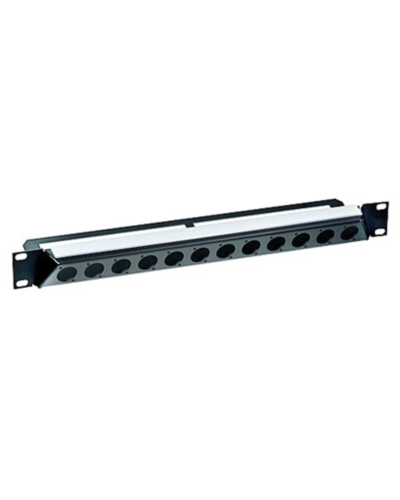 Neutrik NZP1RU-12 Rackpanel 1U 19" F/12 XLR - D-Size