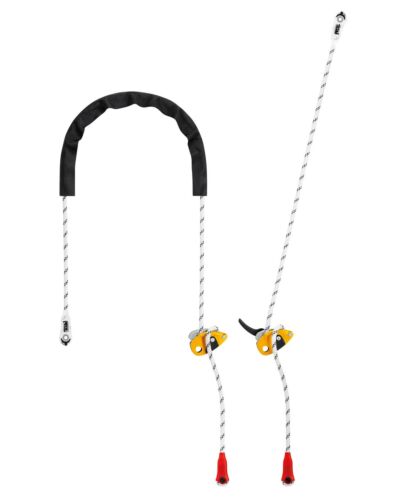 Petzl Grillon justérbar sikkerhedsline, Hvid (2-20 meter)