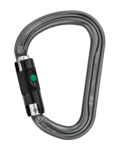 Petzl Karabin William Ball Lock, Grå