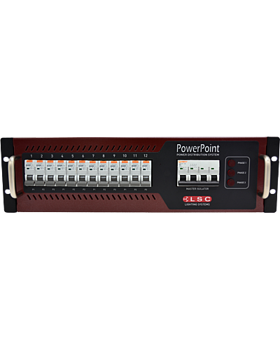 LSC PowerPoint 12ch x 16A 2 x 16P ud, Socapex
