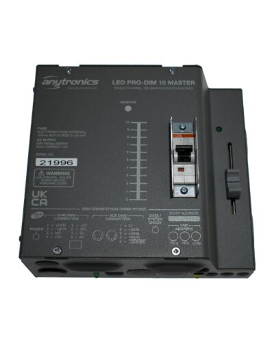 Anytronics PRO-DIM 10 Master, 1-kanals 10A dæmper, LED, uden DMX